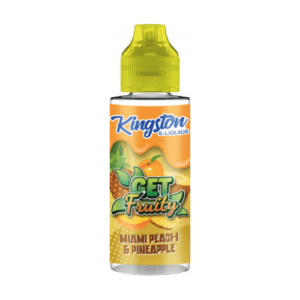 KINGSTON – GET FRUITY – MIAMI PEACH & PINEAPPLE – 100ML