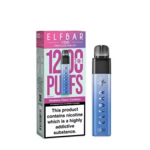 ELFBAR – 1200 – BLUEBERRY CHERRY CRANBERRY KIT – 20MG