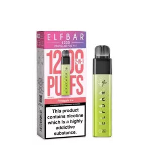 ELFBAR – 1200 – PINEAPPLE ICE KIT – 20MG